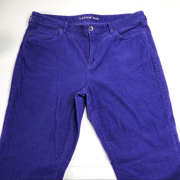 Lands' End Pants & Jumpsuits Lands End Narrow Wale Cords Mid Rise